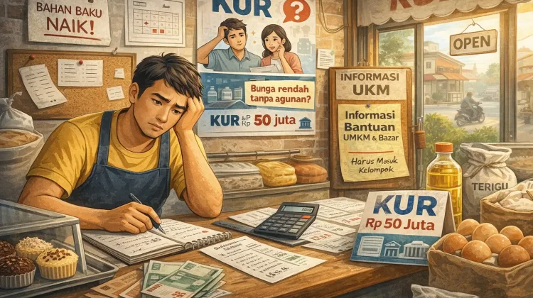 Akses KUR dan Bantuan Minim, Pelaku UMKM Bertahan dengan Modal Sendiri